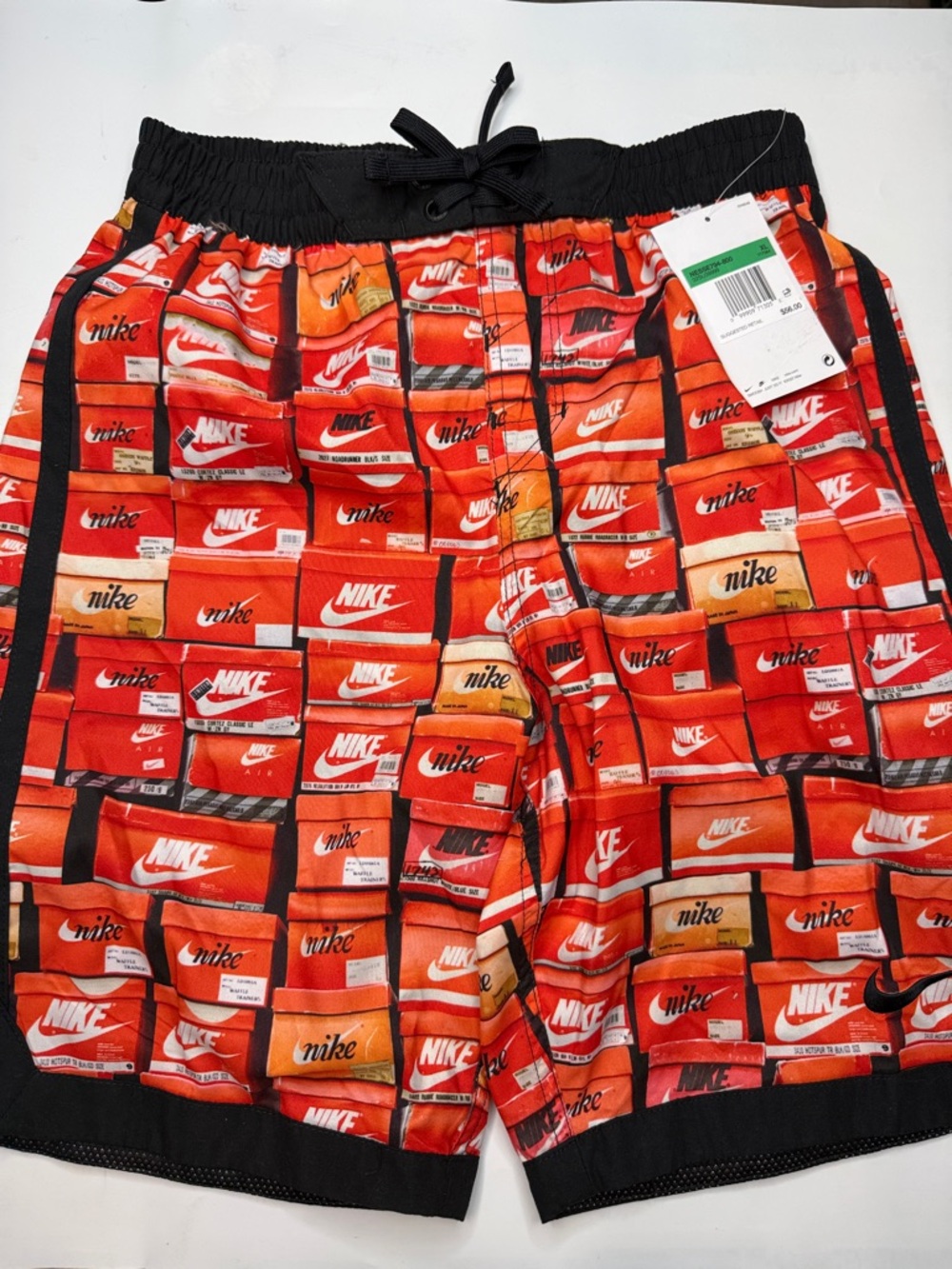 Nike Big Boys Stacked Fade Away Swim Shorts- Size XL - Picture 4 of 7
